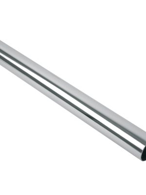 48974 - Tubo redondo para clóset, 3.0 m, acero cromado, HERMEX