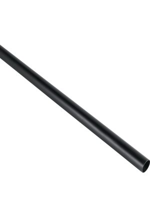 46581 - Tubo redondo de 3.0 m negro para closet, HERMEX