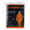 17410 - Conjunto impermeable doble capa naranja con reflejante, XG