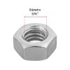 44549 - Bolsa con 150 tuercas 5/16' hexagonales de acero galvanizado