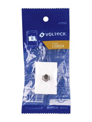 47950 - Toma de televisión blanco de 1.5 módulos, línea Lisboa