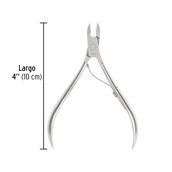 UNA-238PFC2.jpg 28228 - Alicate para manicure 4', cabeza recta, punta corta, PRETUL