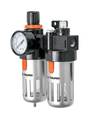 19238 - Filtro y regulador de aire con módulo de lubricación, TRUPER