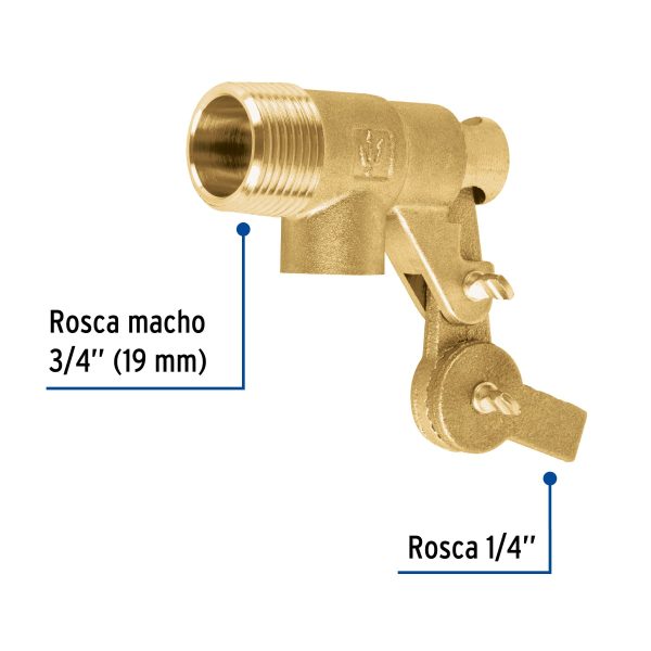 49035 - Válvula de flotador de latón 3/4', Foset
