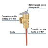 47679 - Válvula de alivio de 3/4' para boiler, 150psi, Foset