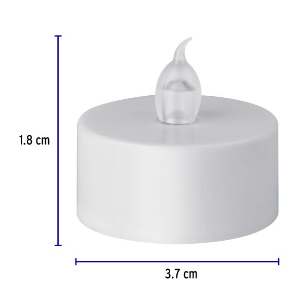 47867 - Caja con 6 mini velas de LED, Volteck