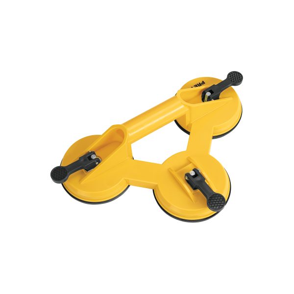 28028 - Ventosa de plástico para vidrio, 3 copas de succión, Pretul