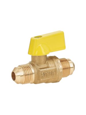 44816 - Válvula de control de latón p/gas, 3/8x3/8' Flare, FOSET