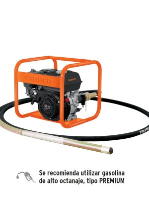 103237 - Vibrador para concreto con motor a gasolina, 5.5 HP, Truper