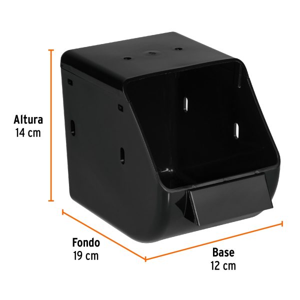 55950 - Gaveta plástica para organizar, negra, Truper