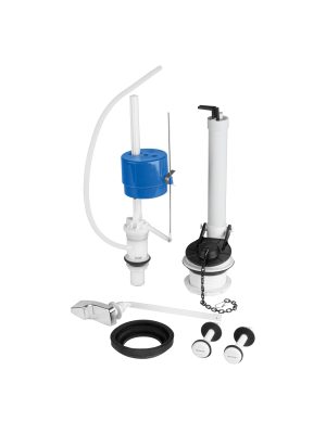 48447 - Jgo de reparación p/WC con válvula flotador,regulación clip