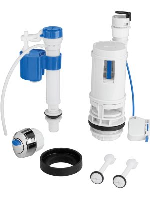 49605 - Juego de accesorios para WC, con sistema dual, Foset