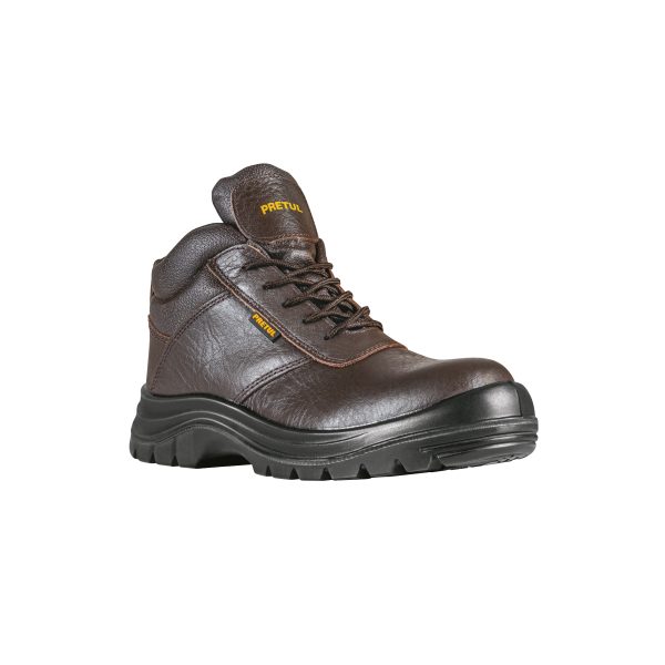 27131 - Bota de seguridad café, #24, casquillo de poliamida, PRETUL