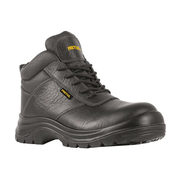 26062 - Bota de seguridad negra, #24, casquillo de poliamida, PRETUL