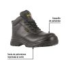 25994 - Bota de seguridad negra, #29, casquillo de poliamida, PRETUL