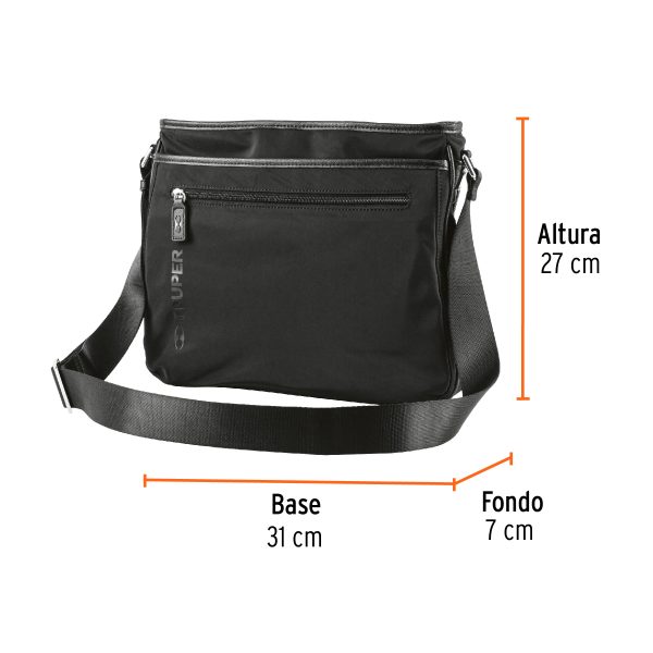 62030 - Bolso ejecutivo con 6 compartimentos, Truper