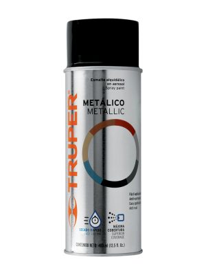 102840 - Pintura en aerosol, negro metálico, bote tradicional, 400 ml