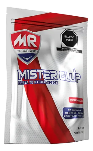polvo hidratante mr glup SP1103-NJ - Polvo para Bebida Hidratante Mister Glup para 20L, MR Seguridad